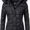 Marikoo Winterjassen Winterjas Unique Dames Zwart -Groot Warenhuis Marikoo 04e8378a35817a421c98141d5fe9a7e2
