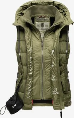 Marikoo Bodywarmers Bodywarmer Taisaa Dames Kaki -Groot Warenhuis Marikoo 056ae9c4c2a37e4a2c12c9492ca0c8b7