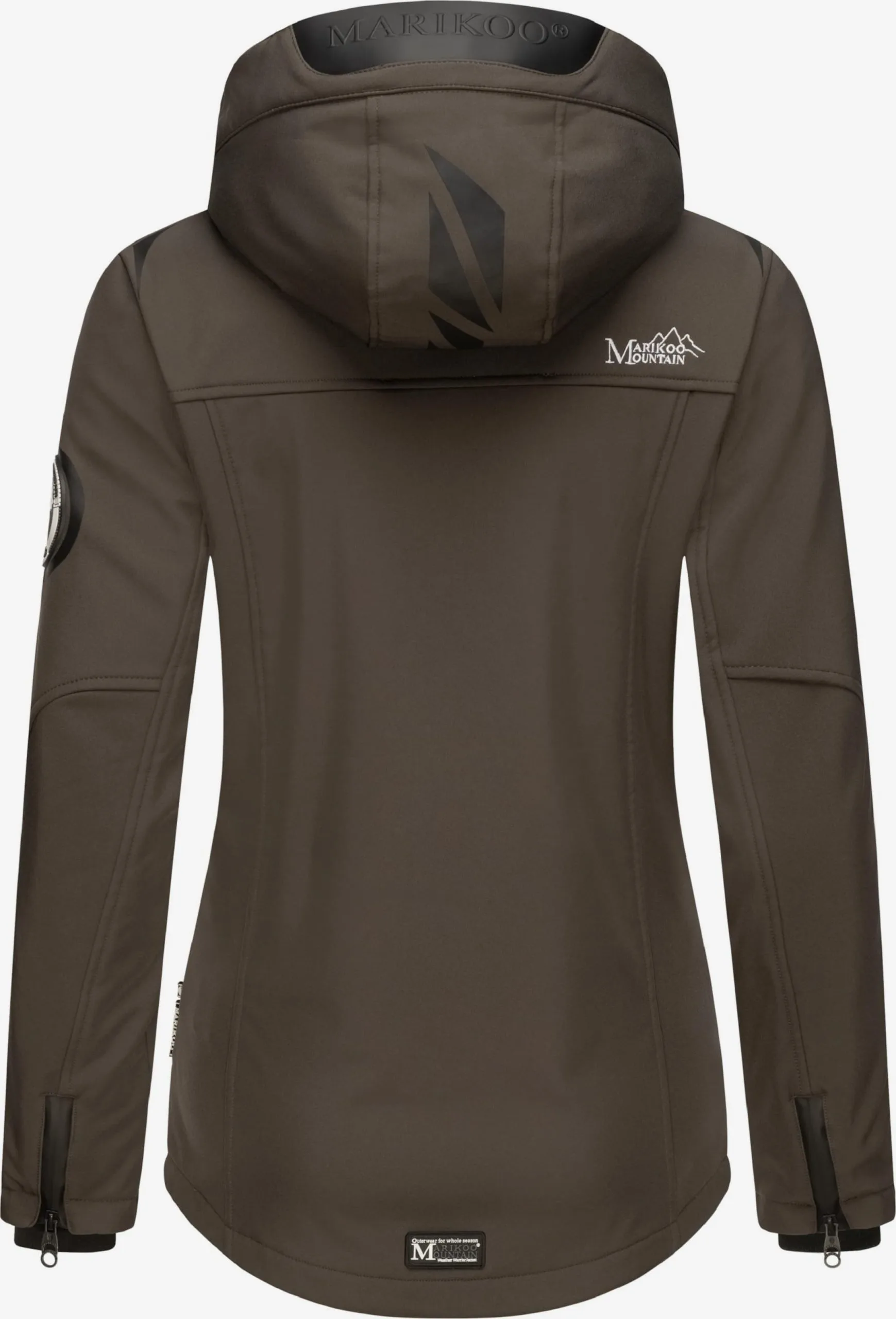 Marikoo Winterjassen Winterjas Dames Bruin 5 Marikoo Winterjassen Winterjas Dames Bruin - Afbeelding 3