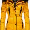 Marikoo Wintermantels Wintermantel Moonshine Dames Goudgeel -Groot Warenhuis Marikoo 0b385fd4fc123cc190b683dfb1588682
