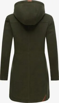 Marikoo Wintermantels Wintermantel Dames Donkergroen -Groot Warenhuis Marikoo 1569e8e63c912f217c5474627df0b15c