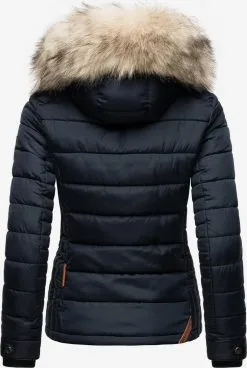Marikoo Winterjassen Winterjas Dames Navy -Groot Warenhuis Marikoo 16c2b1d3ec41fcaf7ce69948ef5fa4ac