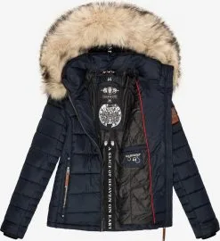 Marikoo Winterjassen Winterjas Dames Navy -Groot Warenhuis Marikoo 16c61d268184ec4ae3be84ccdf70a024