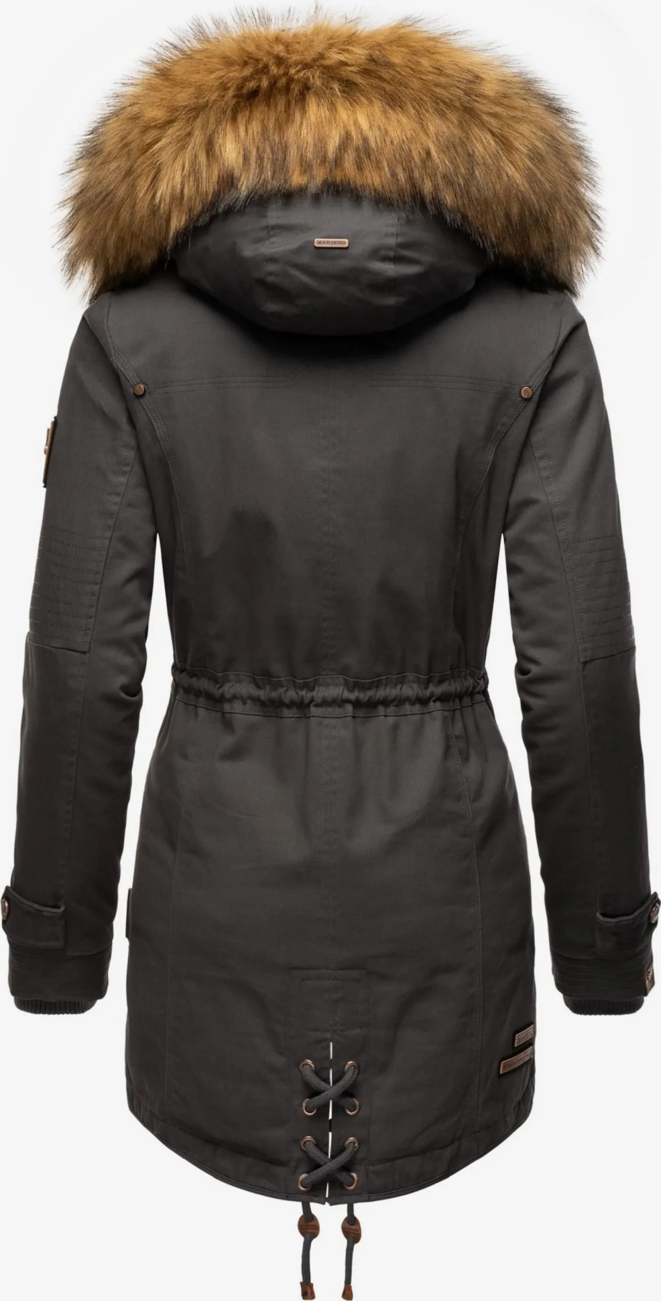 Marikoo Parkas Winterparka La Viva Prc Dames Antraciet 5 Marikoo Parkas Winterparka La Viva Prc Dames Antraciet - Afbeelding 3