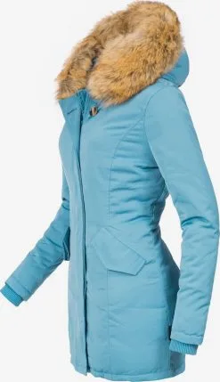 Marikoo Parkas Winterparka Karmaa Dames Lichtblauw -Groot Warenhuis Marikoo 1935502535ab244b6dde25d75db55b6d