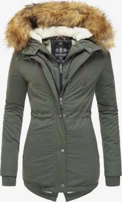 Marikoo Parkas Winterparka Akira Dames Olijfgroen