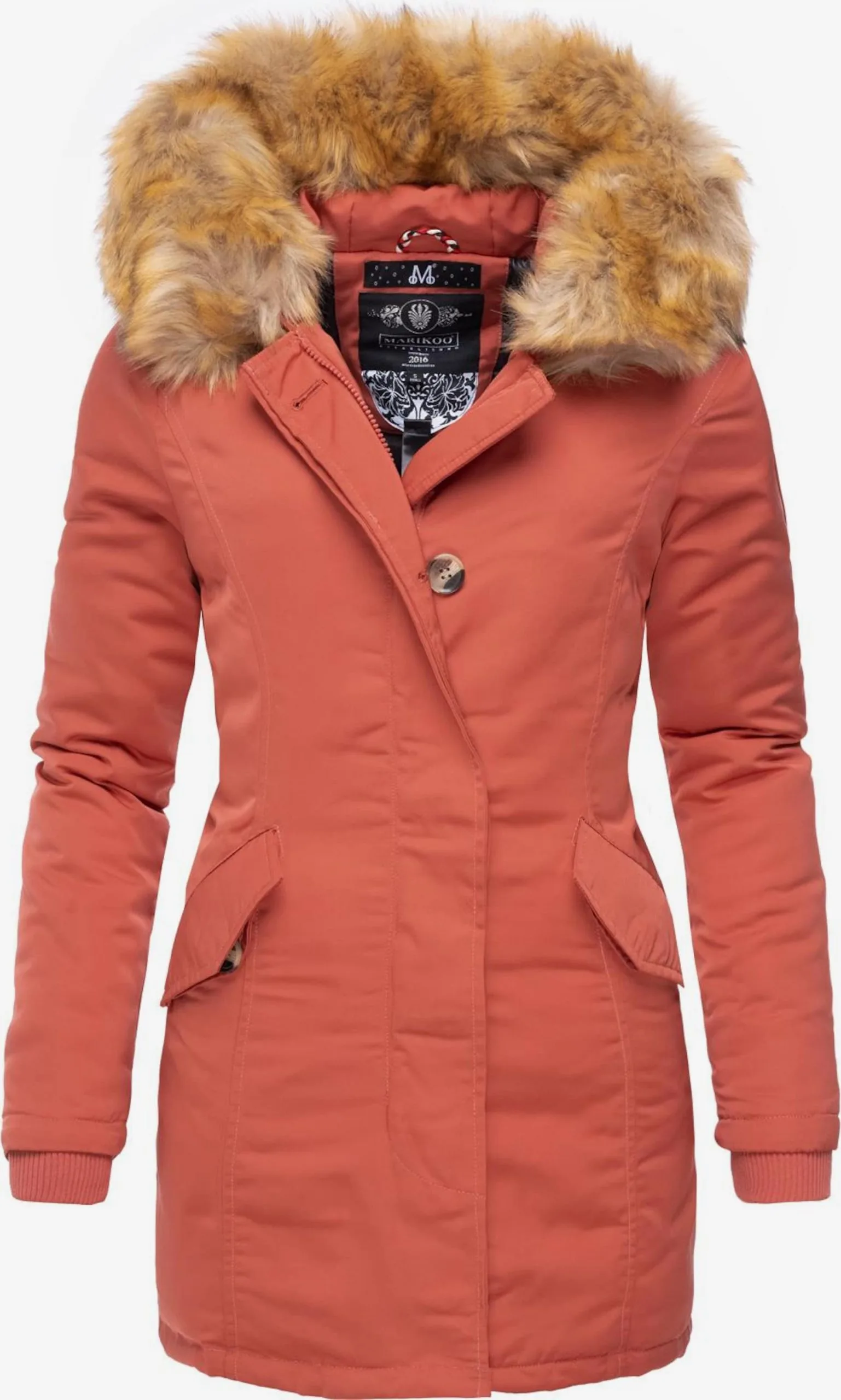 Marikoo Parkas Winterparka Karmaa Dames Zalm Roze 3 Marikoo Parkas Winterparka Karmaa Dames Zalm Roze