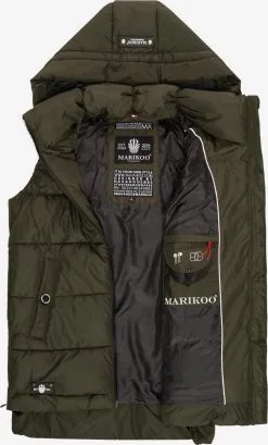 Marikoo Bodywarmers Bodywarmer Zarinaa Dames Donkergroen -Groot Warenhuis Marikoo 1e3ede9dcc52404bfc424f7551d3d03a