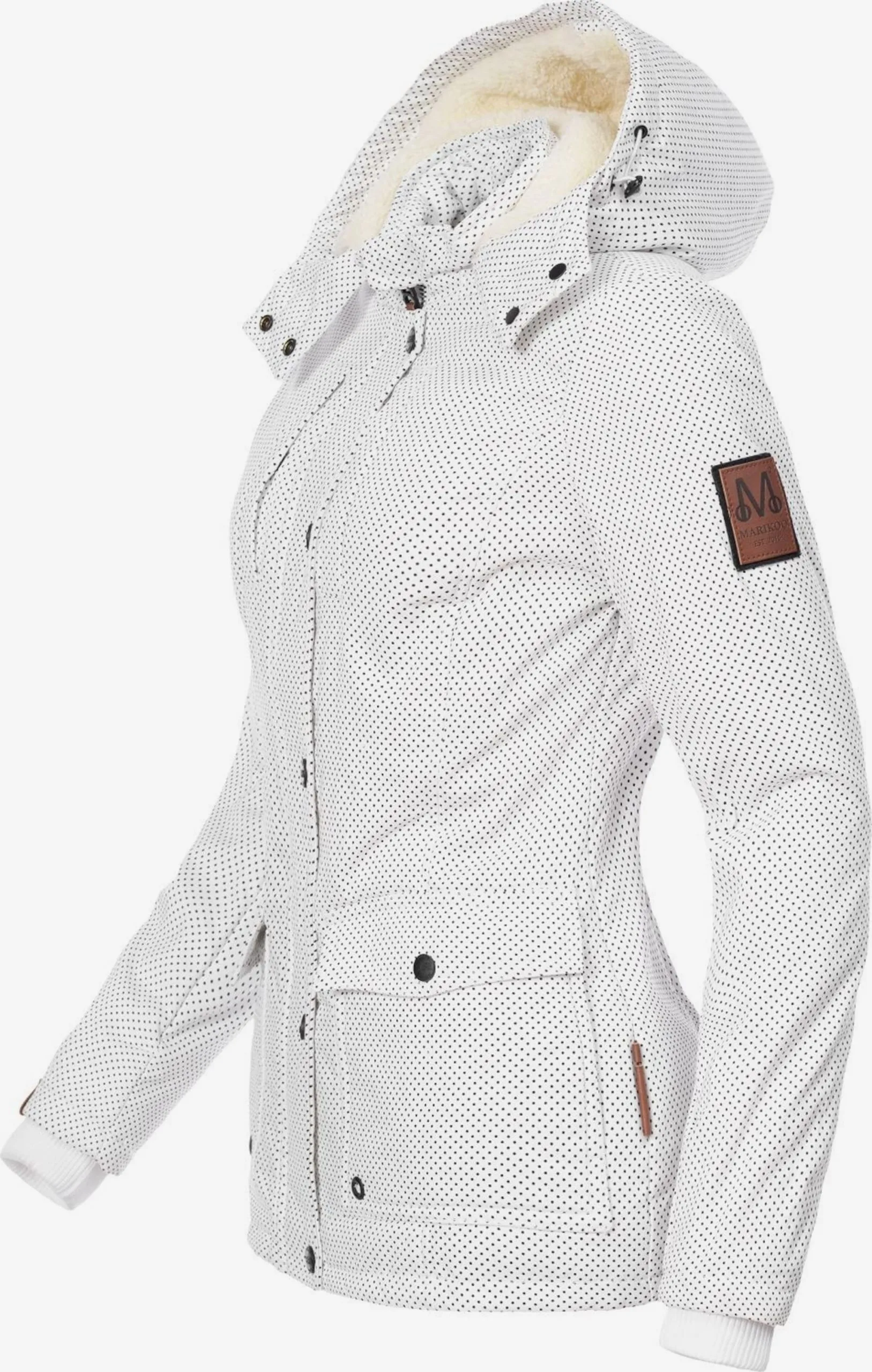 Marikoo Winterjassen Winterjas Keikoo Dames Wit 4 Marikoo Winterjassen Winterjas Keikoo Dames Wit - Afbeelding 2