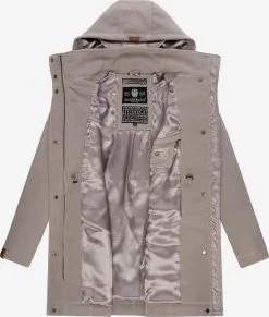 Marikoo Wintermantels Wintermantel Dames Rookgrijs -Groot Warenhuis Marikoo 215fd8568892d497cb211fa15c302faa