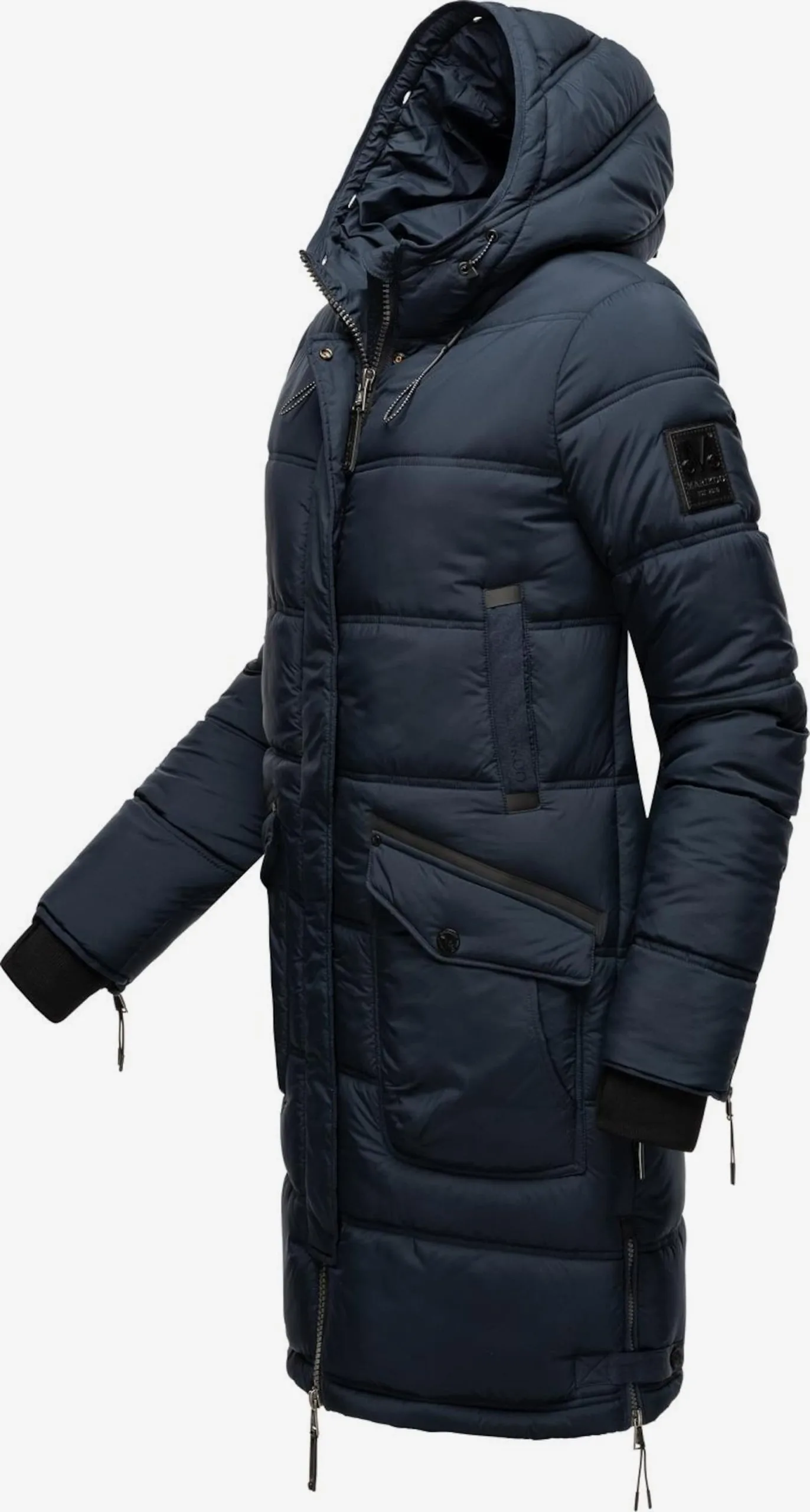 Marikoo Wintermantels Wintermantel Chaskaa Dames Navy 6 Marikoo Wintermantels Wintermantel Chaskaa Dames Navy - Afbeelding 4