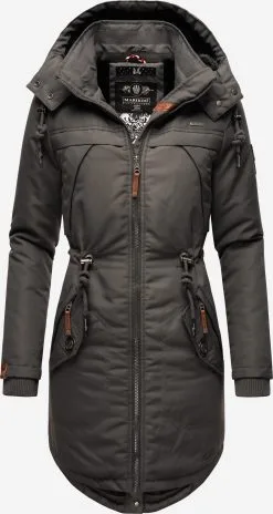 Marikoo Parkas Winterparka Kamii Dames Grijs