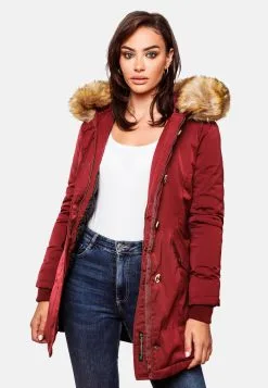 Marikoo Parkas Winterparka Karmaa Dames Rood / Bloedrood -Groot Warenhuis Marikoo 2919ec6cca1f5ba2576018533c2f6052