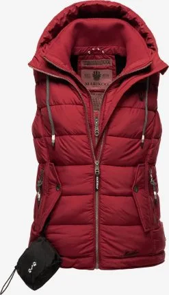 Marikoo Bodywarmers Bodywarmer Taisaa Dames Rood