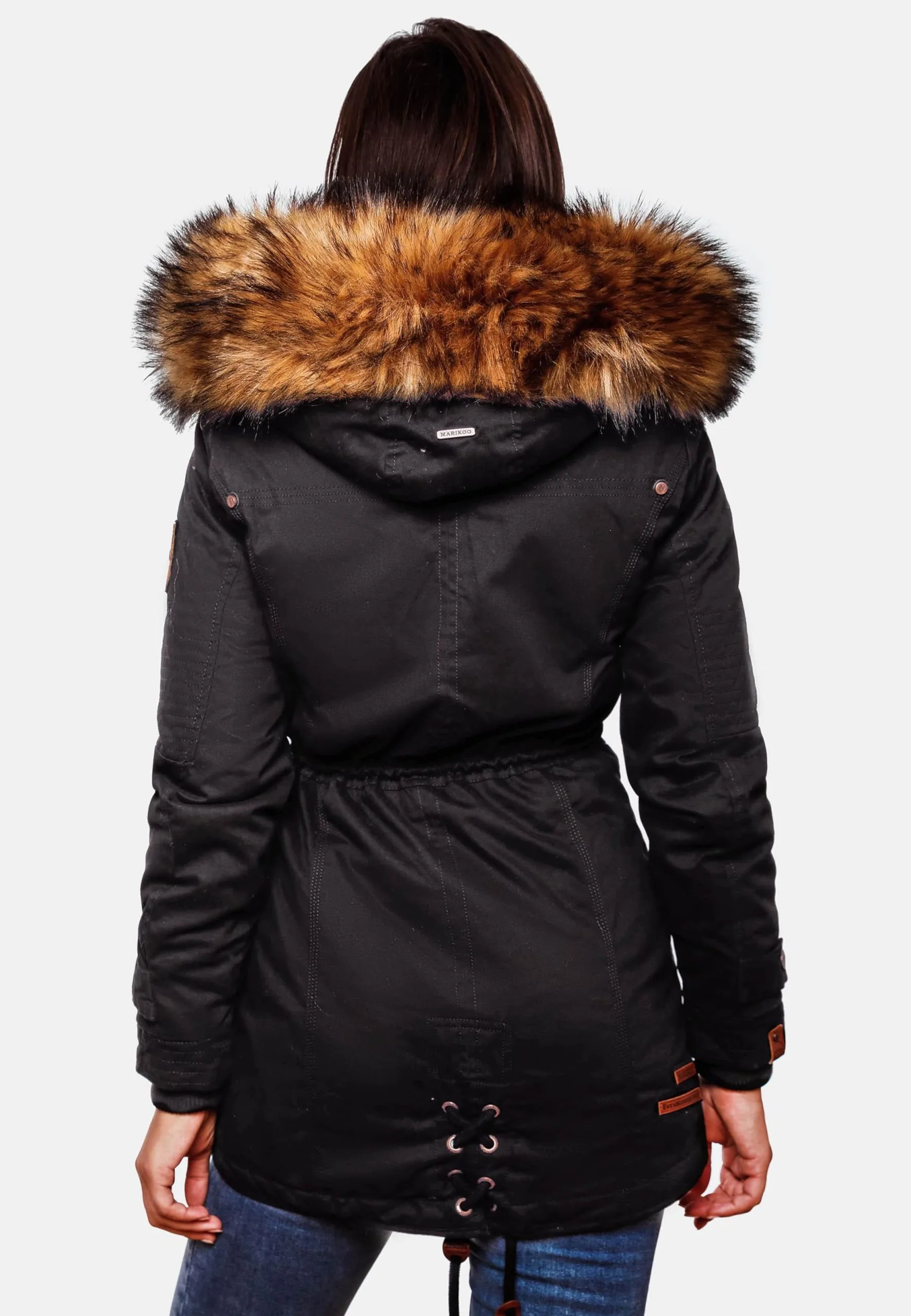 Marikoo Parkas Winterparka La Viva Dames Zwart 10 Marikoo Parkas Winterparka La Viva Dames Zwart - Afbeelding 8