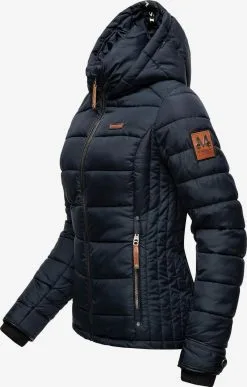 Marikoo Winterjassen Winterjas Dames Navy -Groot Warenhuis Marikoo 3c289fbabb8dc7668ab1edc0d6a5af86
