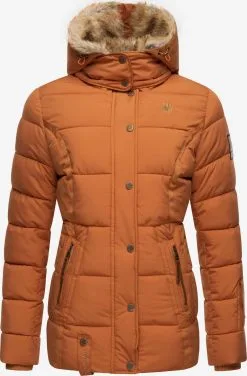 Marikoo Winterjassen Winterjas Nekoo Dames Cognac / Lichtbruin -Groot Warenhuis Marikoo 3fed31060235dfb2cff128203bb13eed