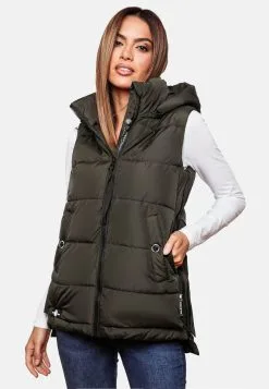 Marikoo Bodywarmers Bodywarmer Zarinaa Dames Donkergroen -Groot Warenhuis Marikoo 4040775e3a6524a392e243880631d737