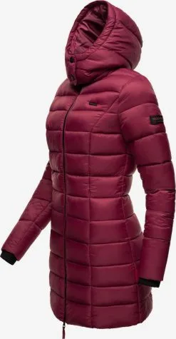 Marikoo Korte Mantels Wintermantel Abendsternchen Dames Robijnrood -Groot Warenhuis Marikoo 40943cfc3f6eb15ad2c520eb9be218d1