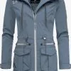 Marikoo Outdoor Jassen Functionele Jas Ulissaa Dames Duifblauw
