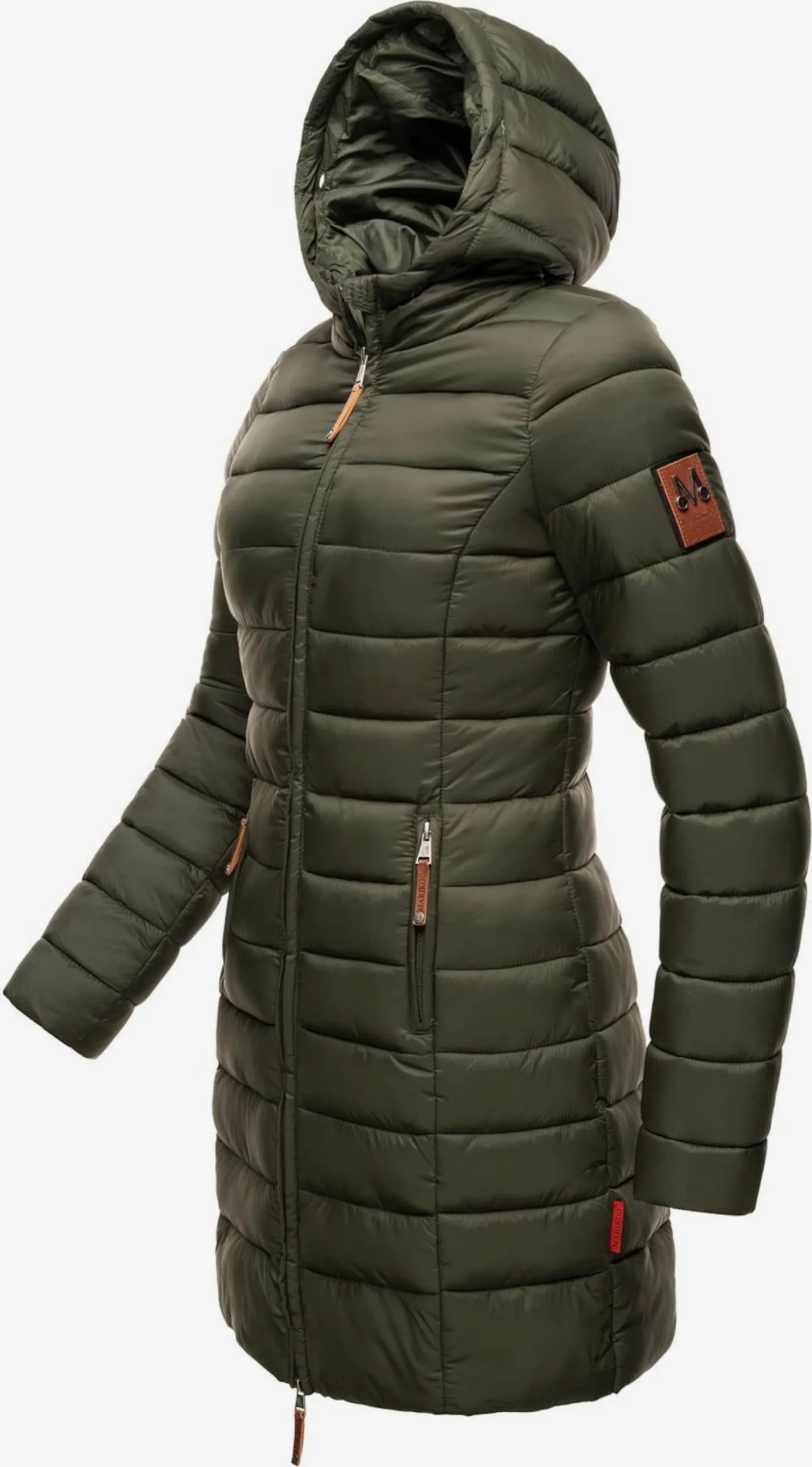 Marikoo Wintermantels Wintermantel Rose Dames Donkergroen 6 Marikoo Wintermantels Wintermantel Rose Dames Donkergroen - Afbeelding 4