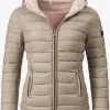 Marikoo Outdoor Jassen Functionele Jas Dames Lichtbeige