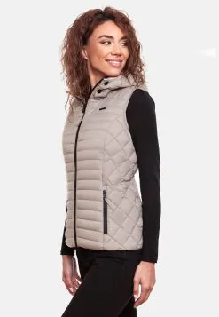 Marikoo Bodywarmers Bodywarmer Hasenpfote Dames Lichtgrijs -Groot Warenhuis Marikoo 4d6a75b3ccf834d5b87f1773ea68bc13