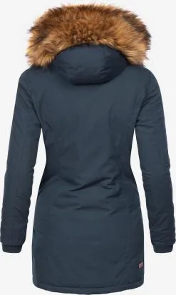 Marikoo Parkas Winterparka Karmaa Dames Donkerblauw -Groot Warenhuis Marikoo 508e9e31e8e45e94ae803c9265b660ec