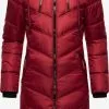 Marikoo Wintermantels Wintermantel Armasa Dames Rood / Bloedrood -Groot Warenhuis Marikoo 50b24a33aa9e78647c853412d98cfc81