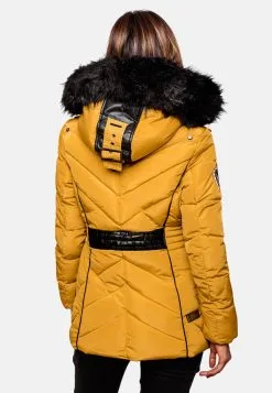 Marikoo Winterjassen Winterjas Vanilla Dames Geel -Groot Warenhuis Marikoo 528acbcefbe13191832306ba29e0d11f