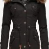 Marikoo Parkas Winterparka La Viva Dames Zwart -Groot Warenhuis Marikoo 5616078dc92a7265e11da81b23245522