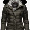 Marikoo Winterjassen Winterjas Loveleen Dames Antraciet