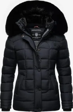 Marikoo Winterjassen Winterjas Qesra Dames Nachtblauw