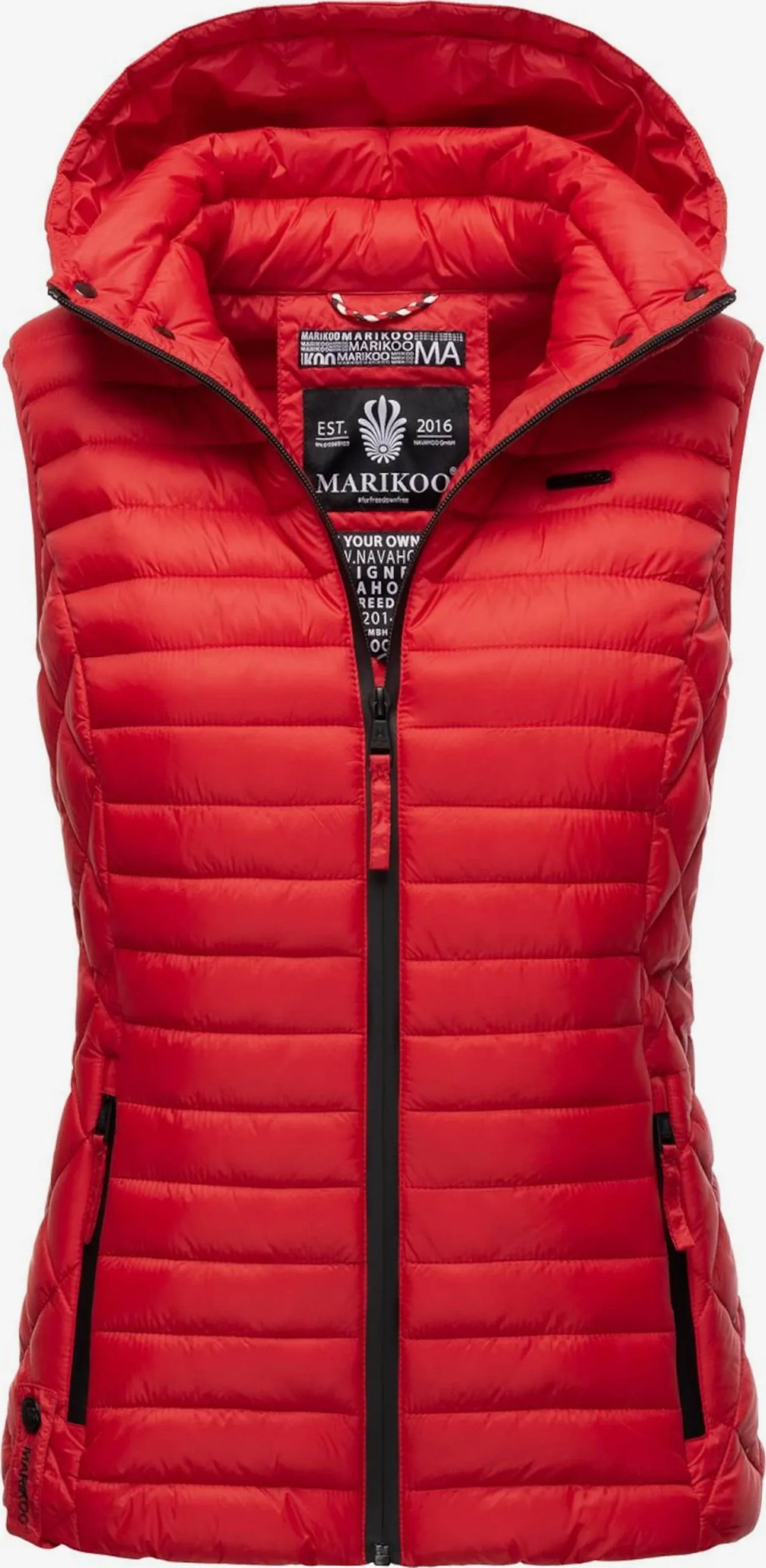 Marikoo Bodywarmers Bodywarmer Hasenpfote Dames Rood 4 Marikoo Bodywarmers Bodywarmer Hasenpfote Dames Rood - Afbeelding 2