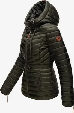 Marikoo Tussenjassen Tussenjas Aniyaa Dames Olijfgroen -Groot Warenhuis Marikoo 5f54ba14ea78b6af0d66327427b9d92a