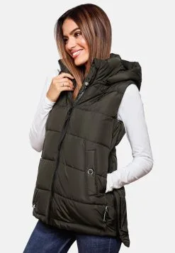 Marikoo Bodywarmers Bodywarmer Zarinaa Dames Donkergroen -Groot Warenhuis Marikoo 62227861b6411a4fa91eb6b962c86749