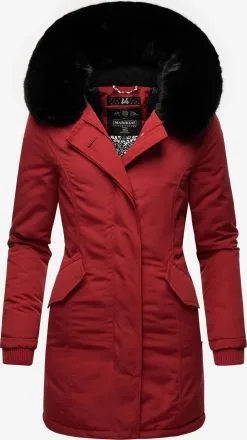 Marikoo Parkas Winterparka Karmaa Dames Rood