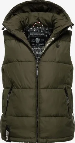 Marikoo Bodywarmers Bodywarmer Eisflöckchen Dames Olijfgroen -Groot Warenhuis Marikoo 7a373fc7d2cc6497c1ce699d53c42878