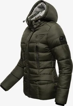 Marikoo Winterjassen Winterjas Loveleen Dames Olijfgroen -Groot Warenhuis Marikoo 7a3dc564d15567833c4a15ebd87898c5