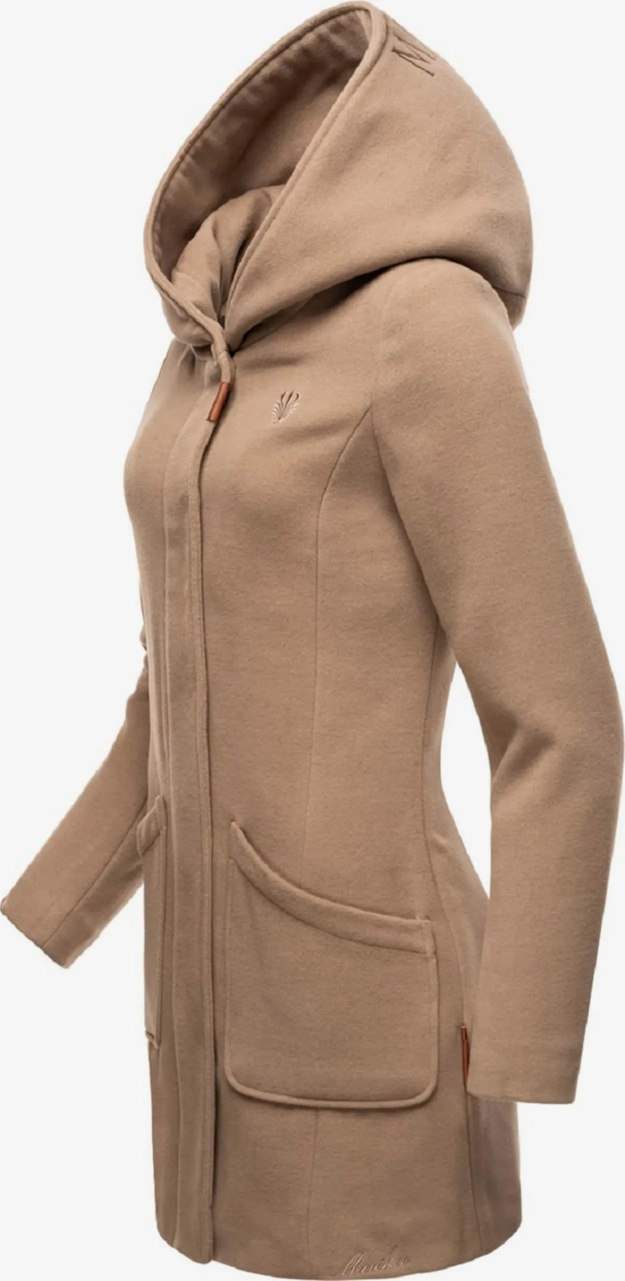 Marikoo Wintermantels Wintermantel Maikoo Dames Greige 4 Marikoo Wintermantels Wintermantel Maikoo Dames Greige - Afbeelding 2