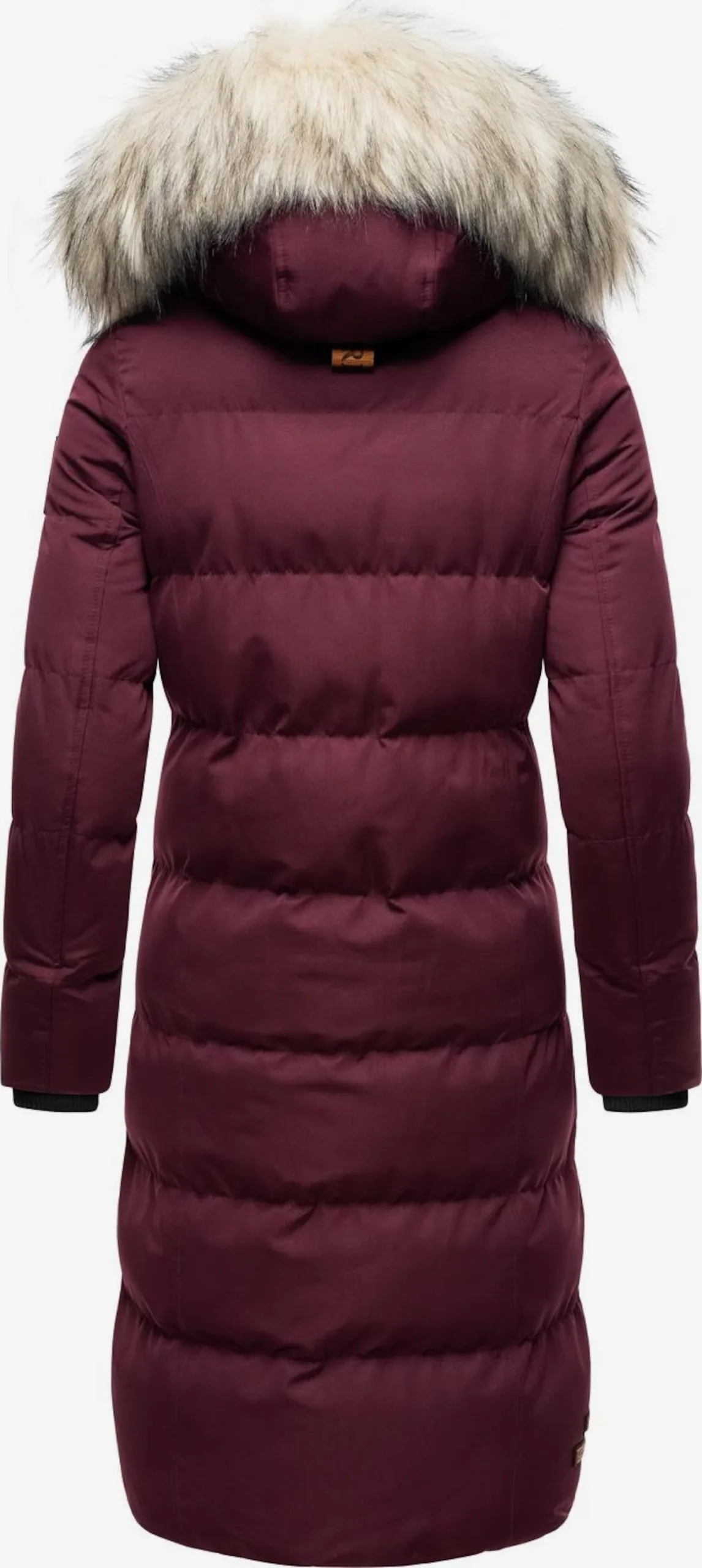 Marikoo Wintermantels Wintermantel Schneesternchen Dames Bordeaux 5 Marikoo Wintermantels Wintermantel Schneesternchen Dames Bordeaux - Afbeelding 3