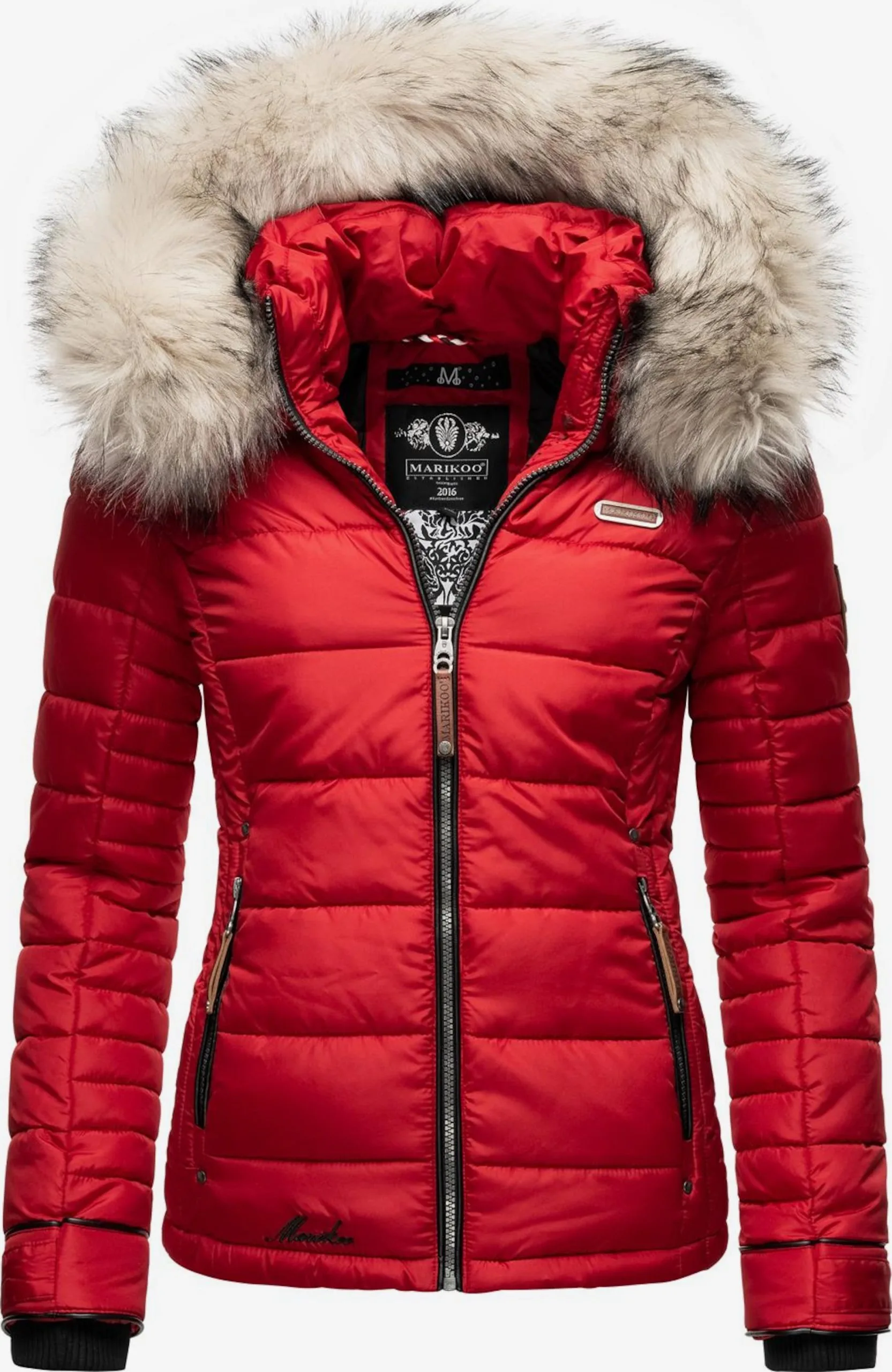 Marikoo Winterjassen Winterjas Lerikaa Dames Rood 3 Marikoo Winterjassen Winterjas Lerikaa Dames Rood