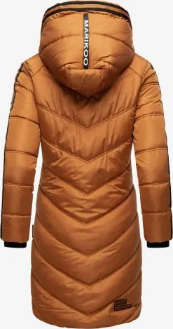 Marikoo Wintermantels Wintermantel Armasa Dames Karamel -Groot Warenhuis Marikoo 8feafb6da35942cb9eae93c33493de64