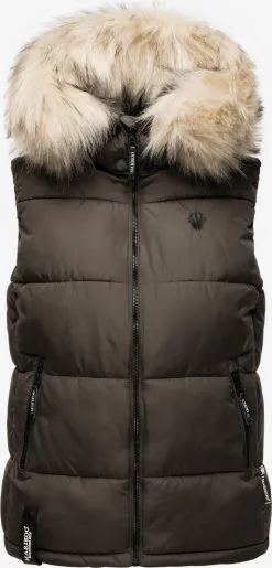 Marikoo Bodywarmers Bodywarmer Dames Antraciet -Groot Warenhuis Marikoo 9110e46bd1eed0feadde2345eba9f705