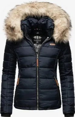 Marikoo Winterjassen Winterjas Dames Navy