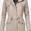 Marikoo Winterjassen Winterjas Manolya Dames Lichtbeige