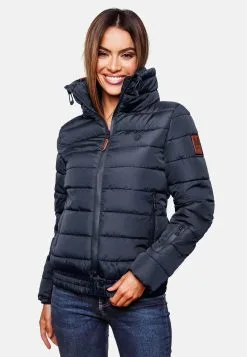 Marikoo Winterjassen Winterjas Poison Dames Donkerblauw -Groot Warenhuis Marikoo 990491c52878977cb1eb498db70d4d7a