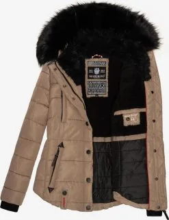 Marikoo Gewatteerde Jassen Winterjas Lotusblüte Dames Bruin -Groot Warenhuis Marikoo 9f6d2716a7ad42d6f791b010ef7aaf16