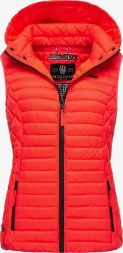 Marikoo Bodywarmers Bodywarmer Hasenpfote Dames Neonoranje