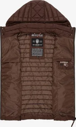 Marikoo Bodywarmers Bodywarmer Hasenpfote Dames Chocoladebruin -Groot Warenhuis Marikoo a6025637d6f719a7169add3dd43e2425